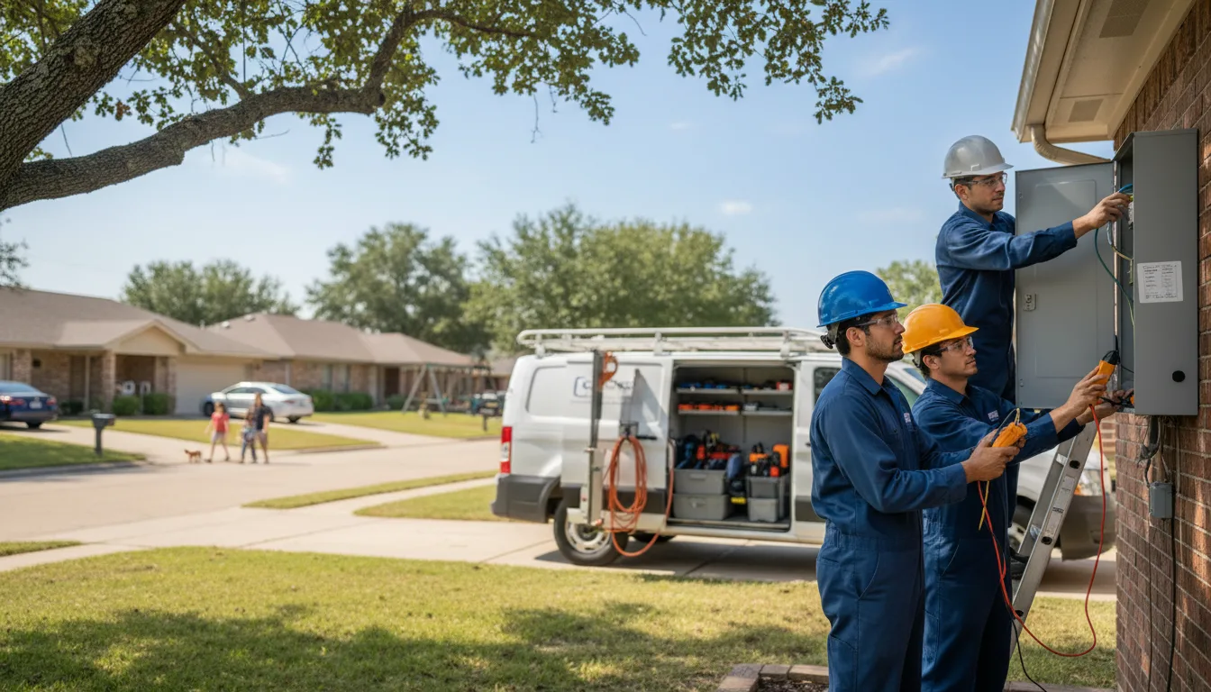 Certified electrician providing emergency electrical services in Stamping Ground, KY